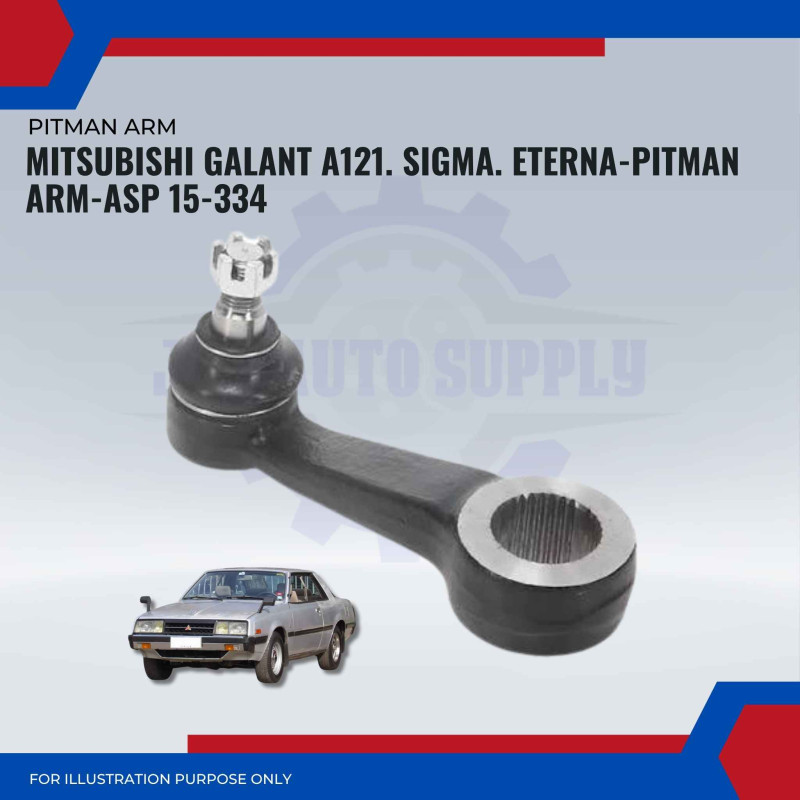 Pitman Arm-Mitsubishi Galant A121-Sigma-Eterna-ASP15-334-MB241165