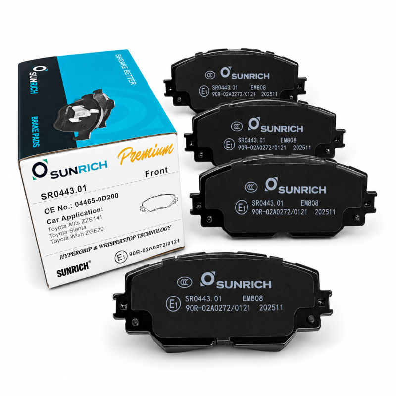 SUNRICH Toyota Wish ZGE20, Altis ZZE141/142 Front Brake Pad Brek Depan Hadapan SR0443.01