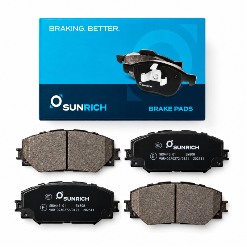 SUNRICH Toyota Wish ZGE20, Altis ZZE141/142 Front Brake Pad Brek Depan Hadapan SR0443.01