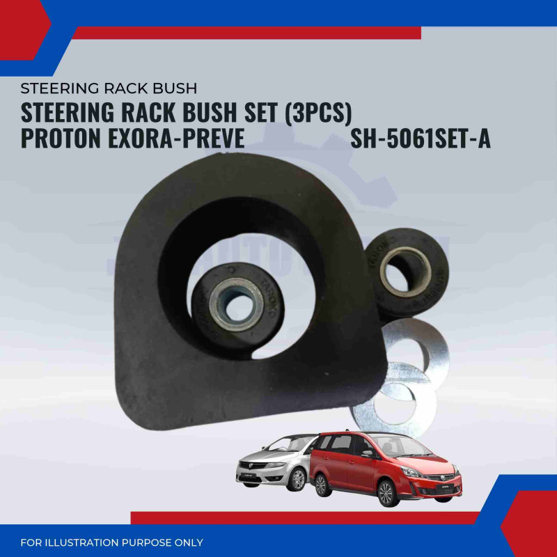Steering Rack Bush Set-Proton Exora-Preve-SH-5061SET-A