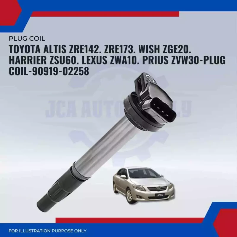 Toyota Altis ZZE122-ZZE141-ZZE142-Wish ZNE10-Ignition Coil-90919-02262