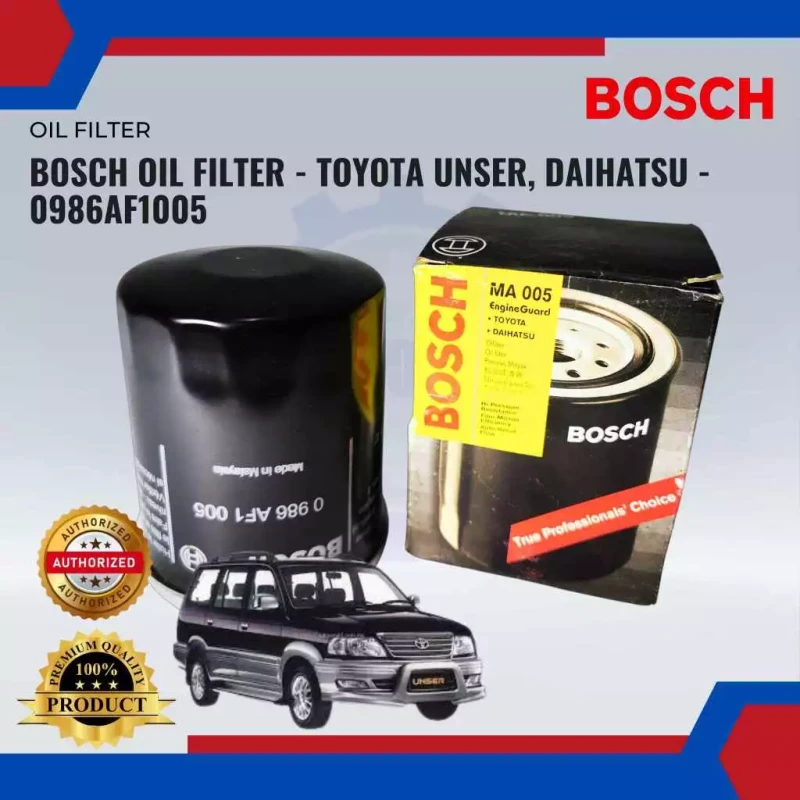 Oil Filter-Toyota Unser-Daihatsu-BOSCH-0986AF1005