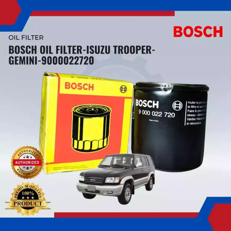 Oil Filter-Isuzu Trooper-Gemini-BOSCH-9000022720