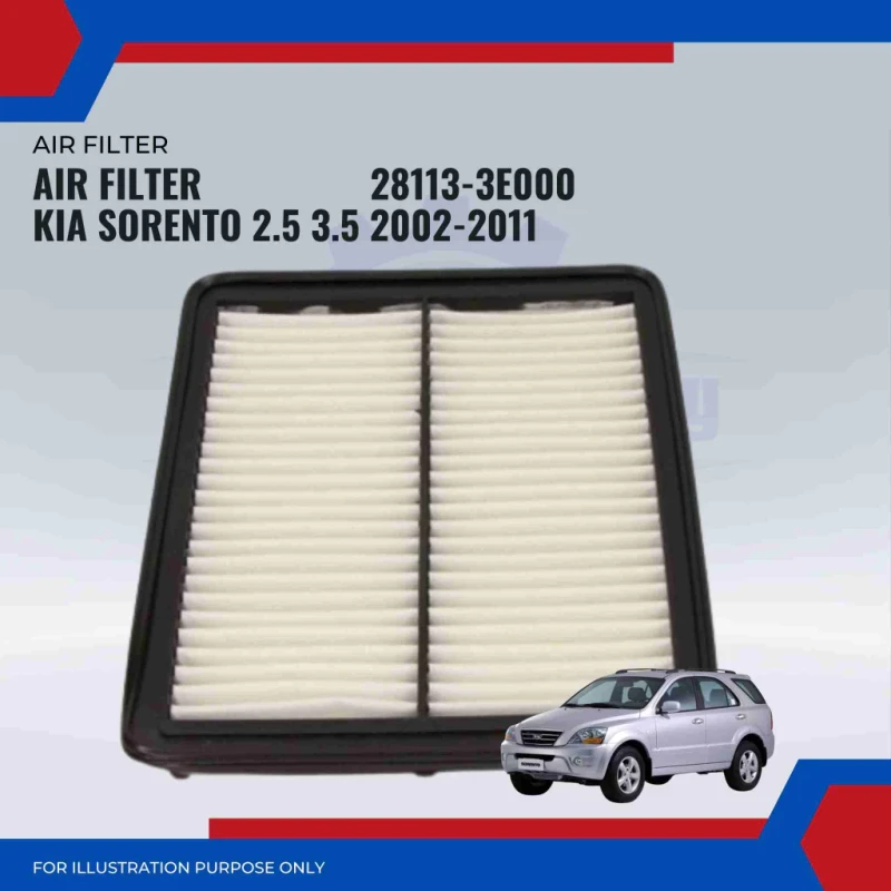 Air Filter-Kia Sorento 2.5cc 3.5cc (2002-2011)-28113-3E000