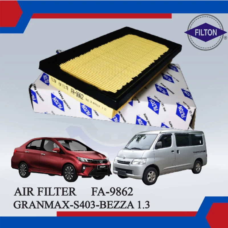 Air Filter-Daihatsu Granmax S403-Perodua Bezza 1.3-Filton-FA-9862-17801-BZ130