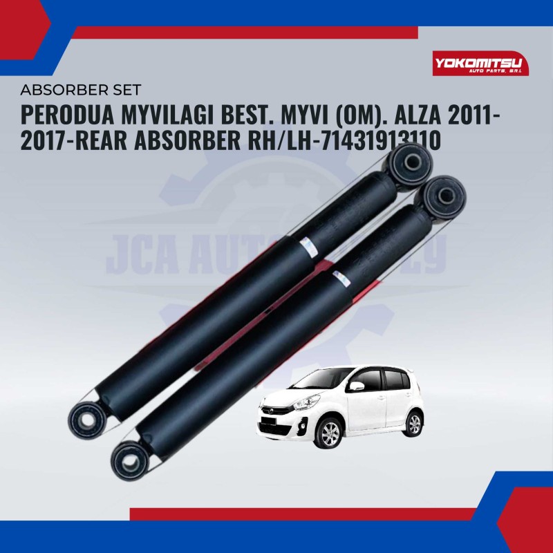 Rear Absorber Set RH/LH-Perodua Myvi Lagi Best-Myvi (OM)-Alza 2011-2017-71431913110