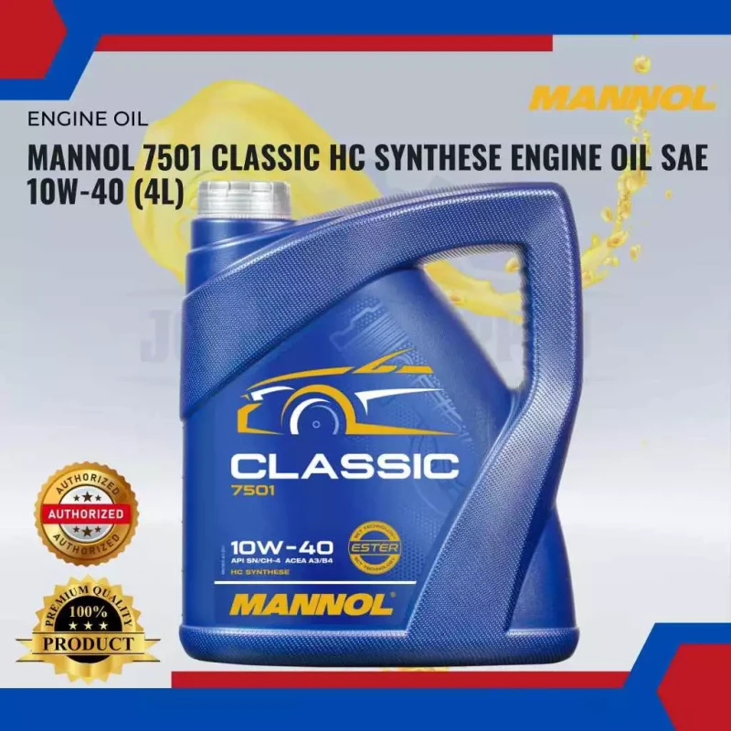 Mannol 7501 Classic SAE 10W40-Semi Synthetic-4Litre