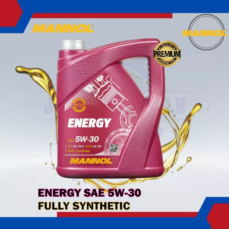 Mannol Energy SAE 5W-30 Fully Synthetic Engine Oil (4l)