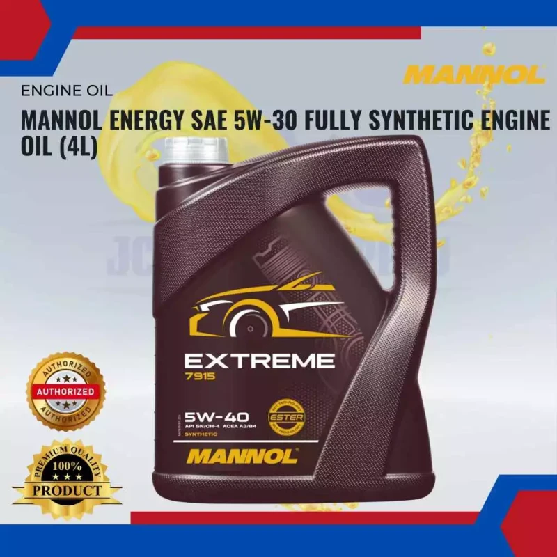 Mannol Extrema SAE 5W40 7915-Fully Synthetic Engine Oil (4L)
