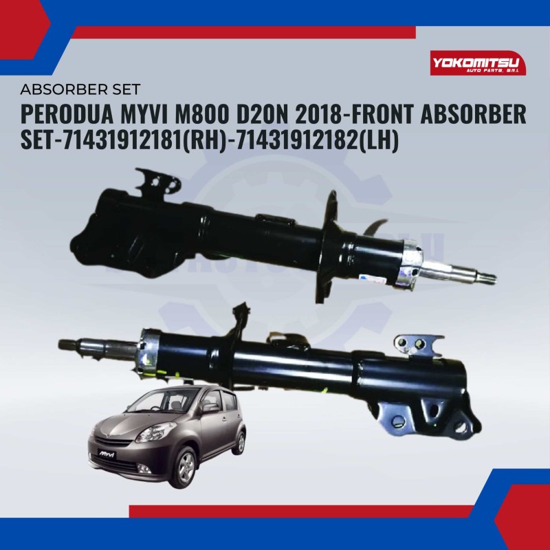 Front Absorber Set-Perodua Myvi M800 D20N 2018-71431912181(RH)-71431912182(LH)
