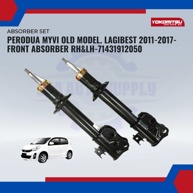 Front Absorber Set-Perodua Myvi Old Model-Lagibest 2011-2017-71431912050