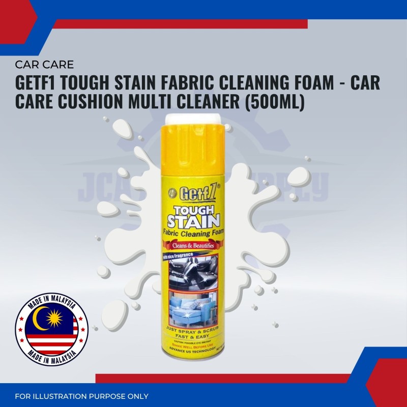 Getf1 Tough Stain Fabric Cleaning Foam - Car Care Cushion Multi Cleaner (500ml)