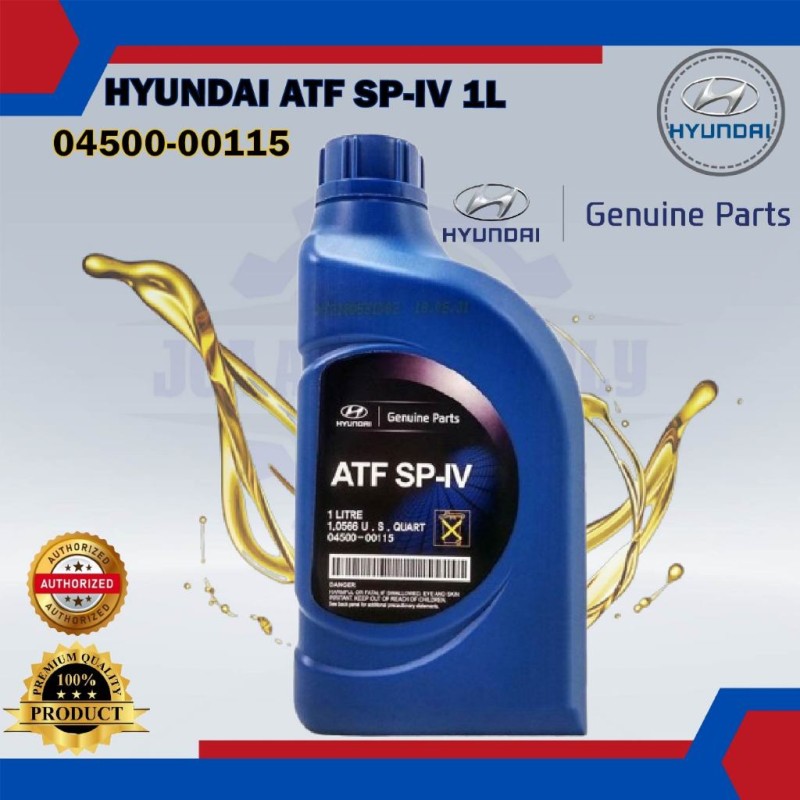 Hyundai ATF Oil SP-IV 1L ORIGINAL-6 Speed Automatic transmission car-04500-00115