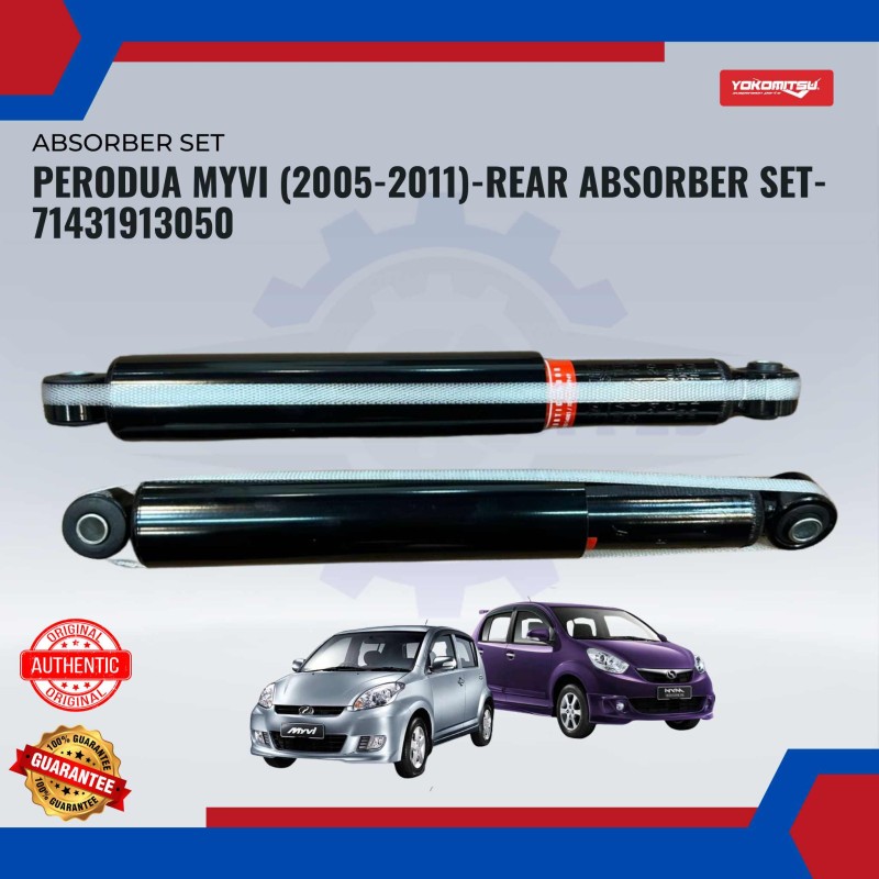 Rear Absorber Set-Perodua Myvi-Myvi Icon-Myvi Lagibest-71431913050