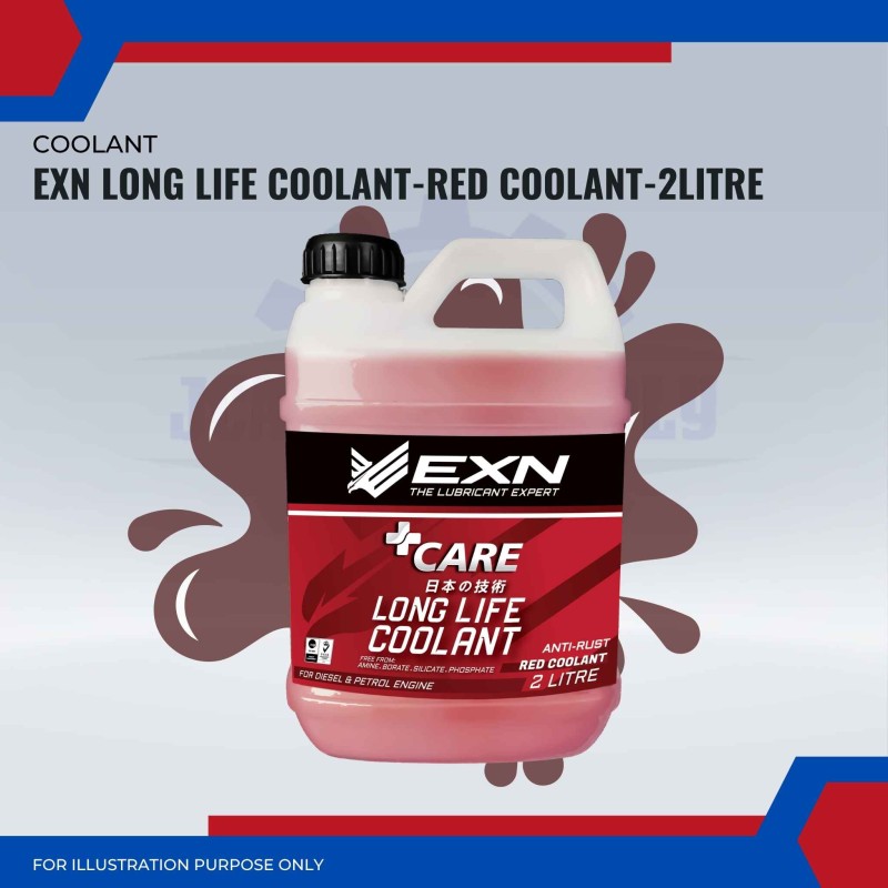 EXN Long Life Coolant (Red)-2 Liter