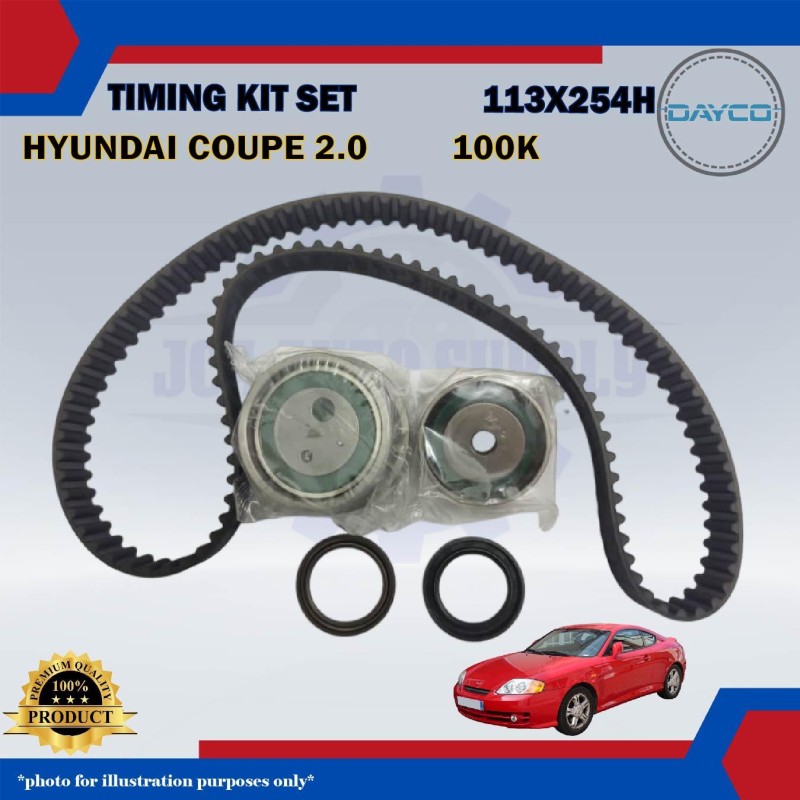 Timing Kit Set-Hyundai Coupe 2.0cc-DAYCO-KTB94676L (113X254H) (100K)