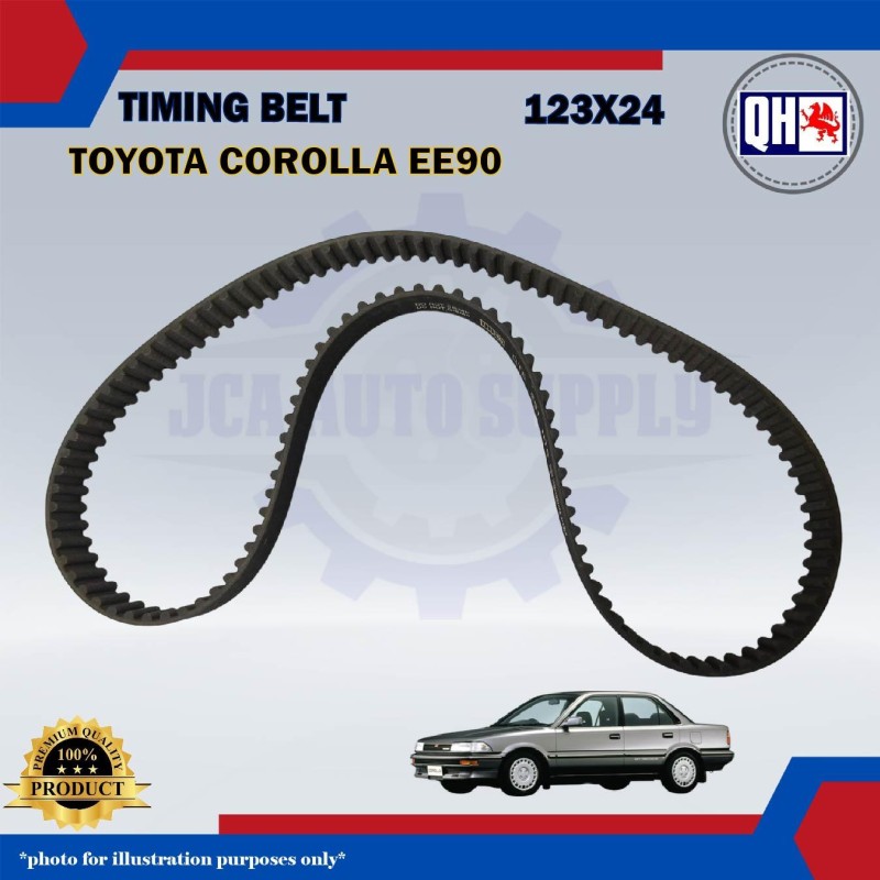 Timing Belt-Toyota Corolla EE90 1.3cc-QHUK-QTB261 (123X24)