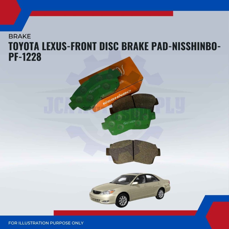 Toyota Lexus-Front Disc Brake Pad-NISSHINBO-PF-1228