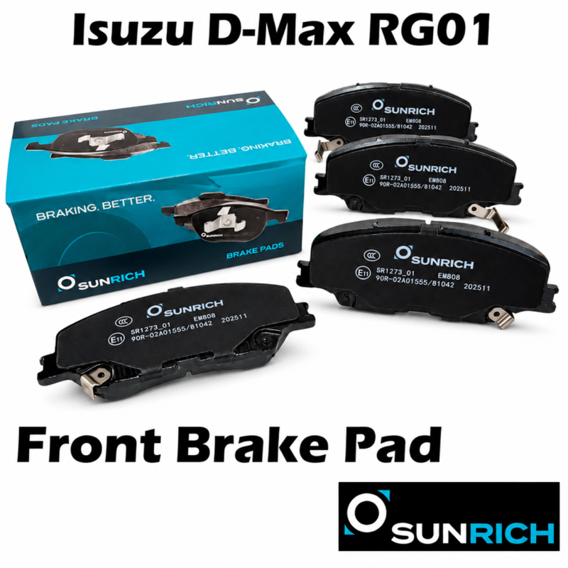 SUNRICH Isuzu D-Max RG01 Front Brake Pad Brek Depan Hadapan SR1273.01