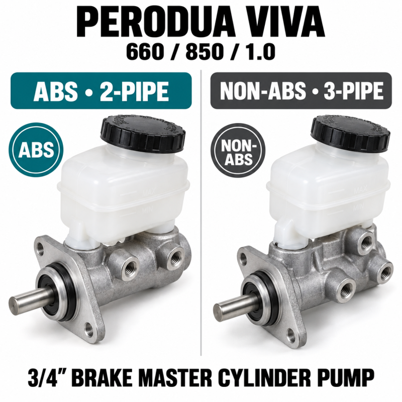 Perodua Viva 660 850 1.0CC (2Pipe/3Pipe) (ABS/NON ABS/3/4') Cylinder Brake Master Pump