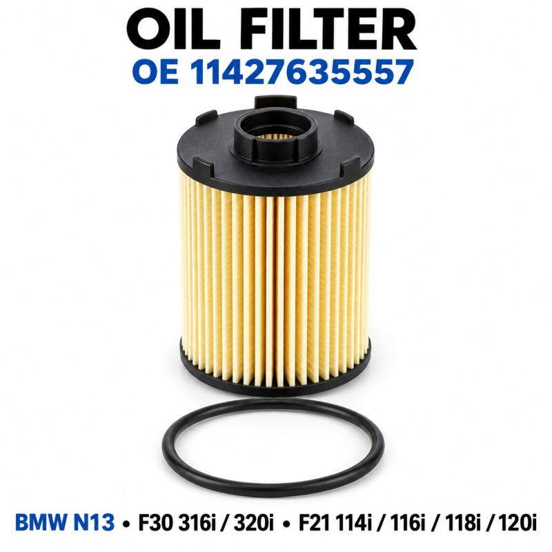11427635557 Oil Filter BMW N13 F30-316i 320i F21 114 116 118 120i
