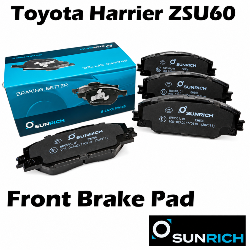 SUNRICH Toyota Harrier ZSU60 Front Brake Pad Brek Depan Hadapan SR0501.01