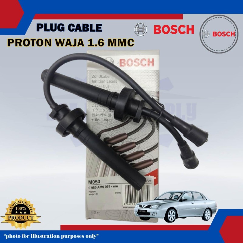 Plug Cable-Proton Waja 1.6cc MMC-BOSCH-0986AM0053