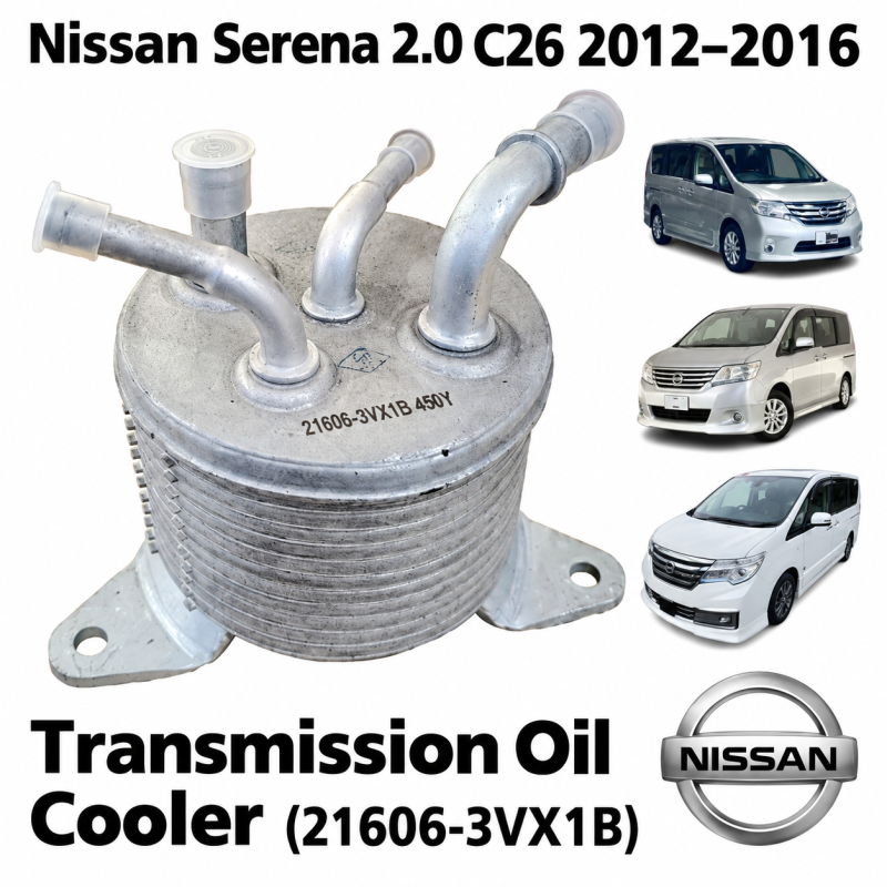 Transmission Oil Cooler For Nissan Serena 2.0 C26 CVT VVT DOHC MR20DD 2012-2016 (21606-3VX1B)
