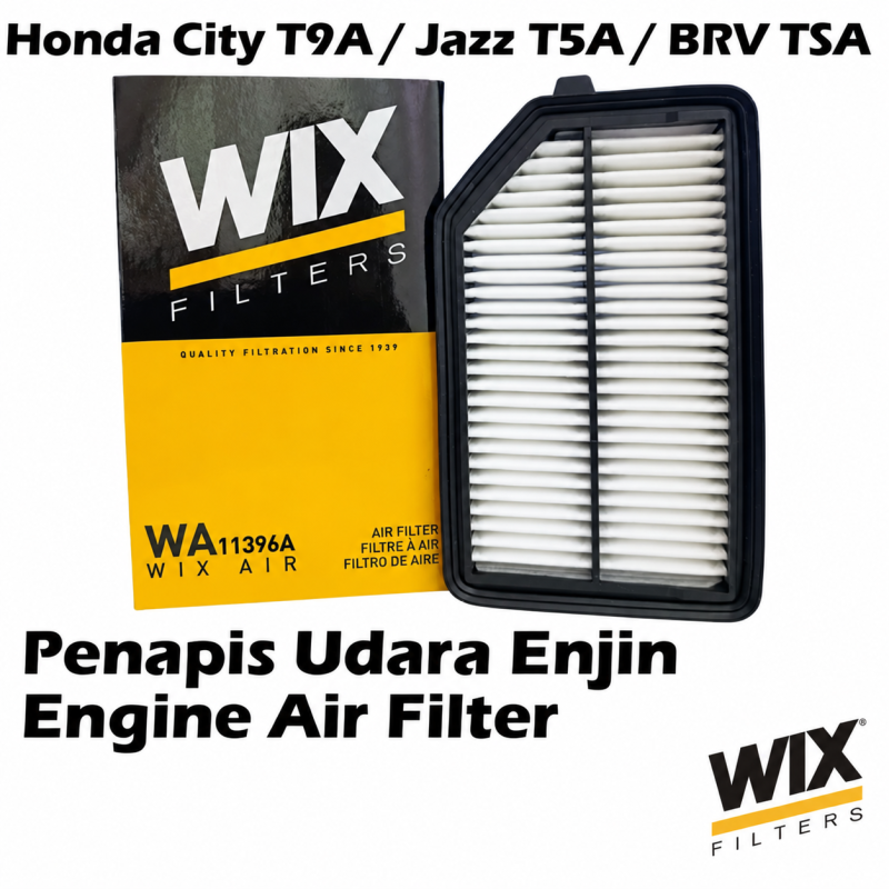 WIX BY MANN And HUMMEL Engine Air Filter Honda City T9A Jazz T5A BRV TSA WA11396A