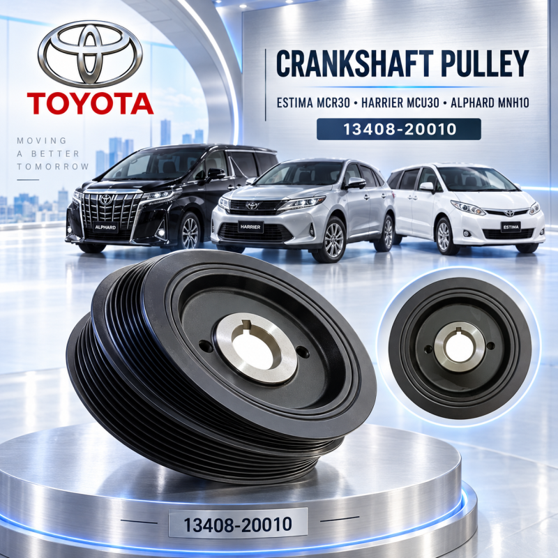 Toyota Estima MCR30 Harrier MCU30 Alphard MNH10 Crank Shaft Pulley 13408-20010