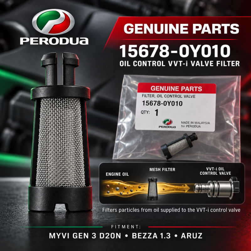 Original Perodua Myvi Gen 3 D20N / Bezza 1.3 / Aruz Oil Control VVTI Valve Filter 15678-0Y010