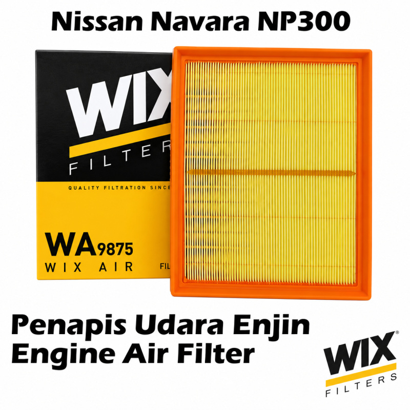 WIX BY MANN And HUMMEL Engine Air Filter WA9875 For Nissan Navara NP300
