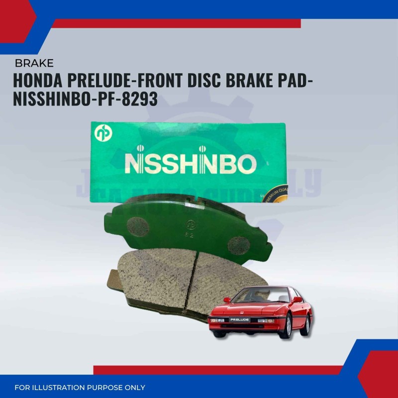 Honda Prelude-Front Disc Brake Pad-NISSHINBO-PF-8293