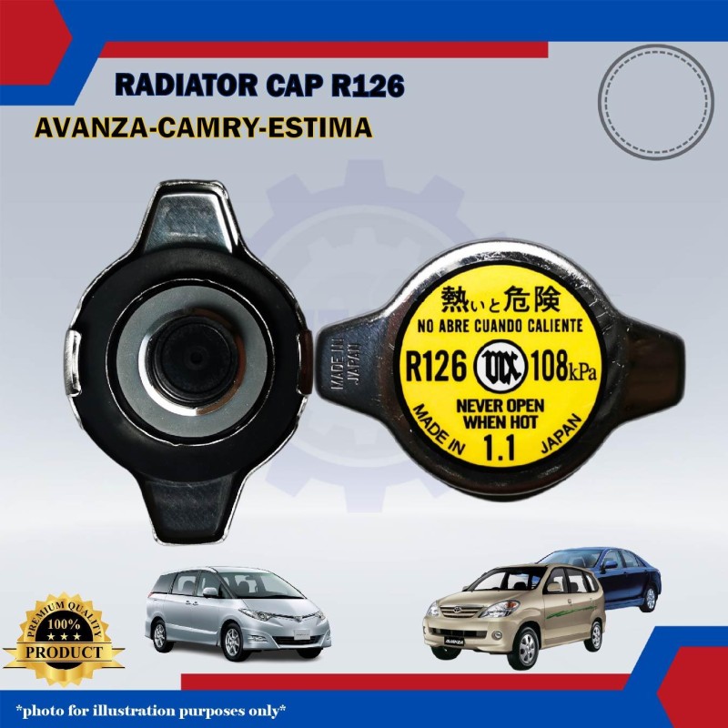 Radiator Cap R126-Toyota Avanza-Camry-Estima-Poton Gen2-Persona-Honda