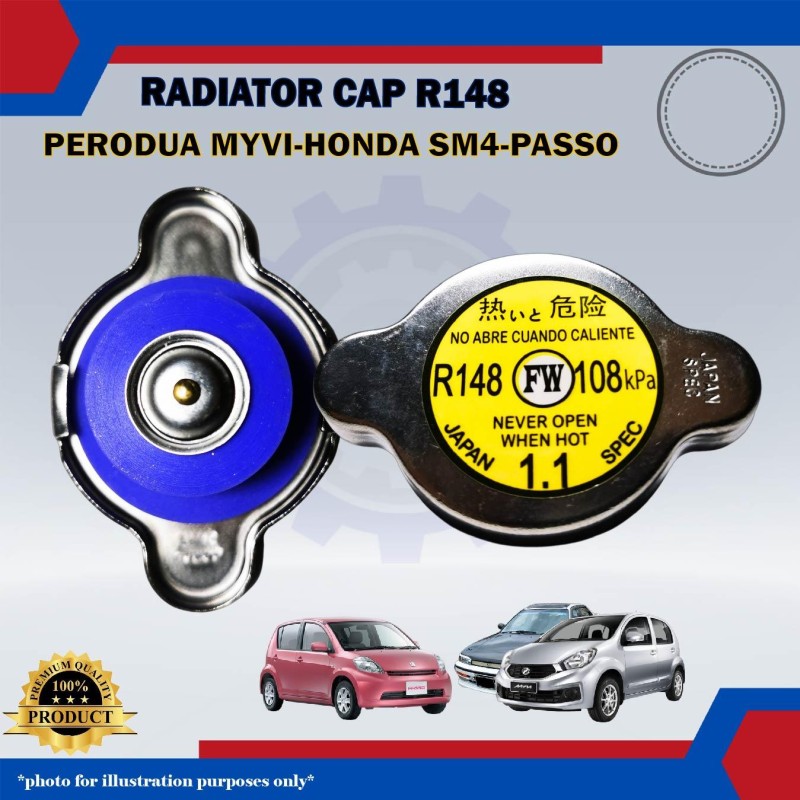 Radiator Cap R148-Honda Accord SM4-Perodua Myvi-Viva-Nissan Sentra-Elantra