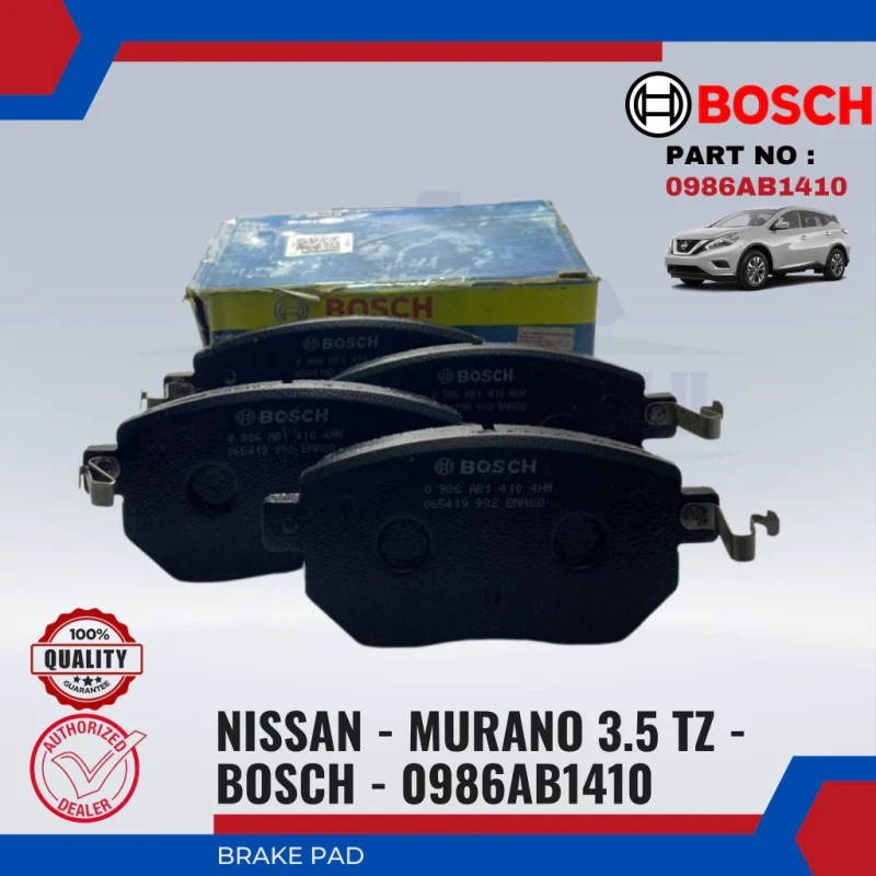 Nissan Murano 3.5 TZ50. PZ50. PNZ50. Infiniti FX-Front Disc Brake Pad-BOSCH-0986AB1410-BP1410