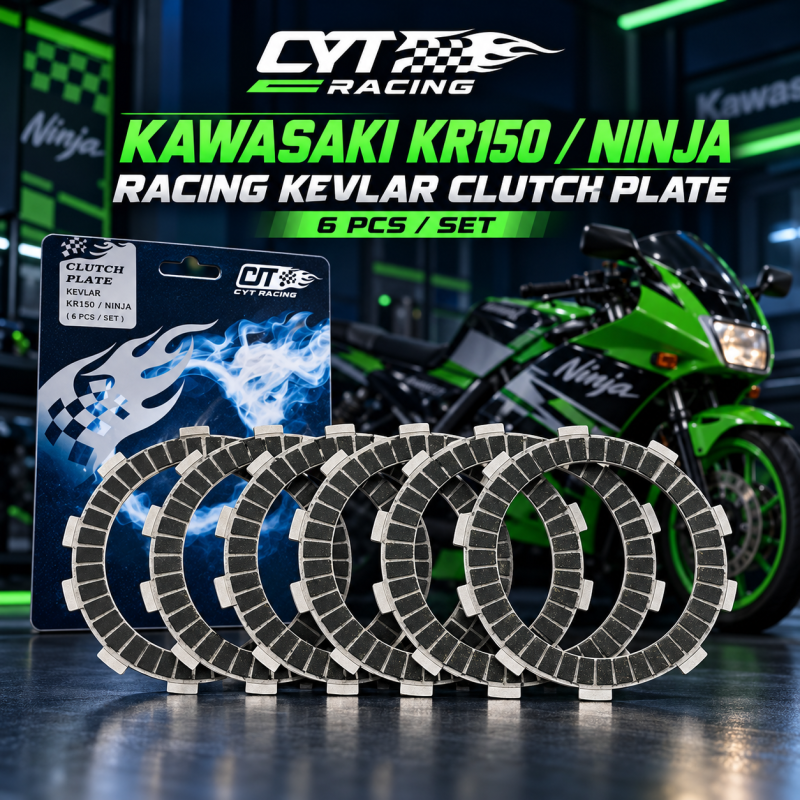 CYT RACING KAWASAKI KR150/NINJA RACING KEVLAR CLUTCH PLATE (6PCS /SET)