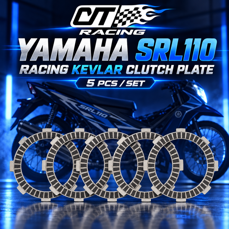 CYT RACING YAMAHA SRL110 RACING KEVLAR CLUTCH PLATE (5 PCS /SET )