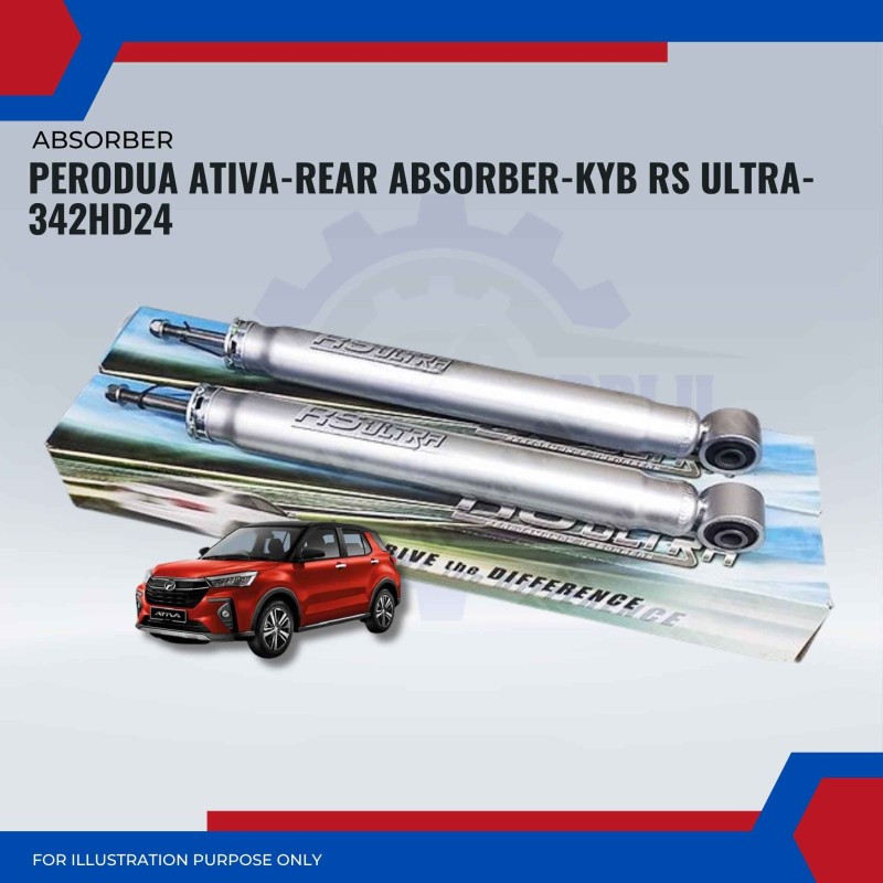 Rear Absorber Set-Perodua Ativa-342HD24 - 1 SET
