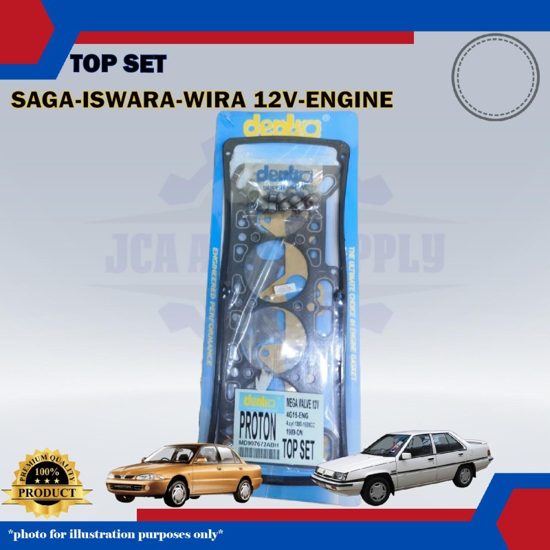 Top Set-Proton 12V-Saga-Wira-Iswara-Packing Varies