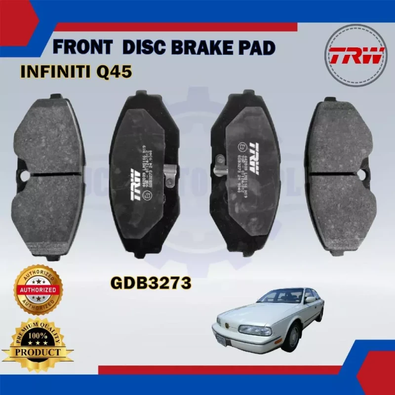 Nissan Infiniti Q45. J30. Maxima-Front Disc Brake Pad-TRW-GDB3273