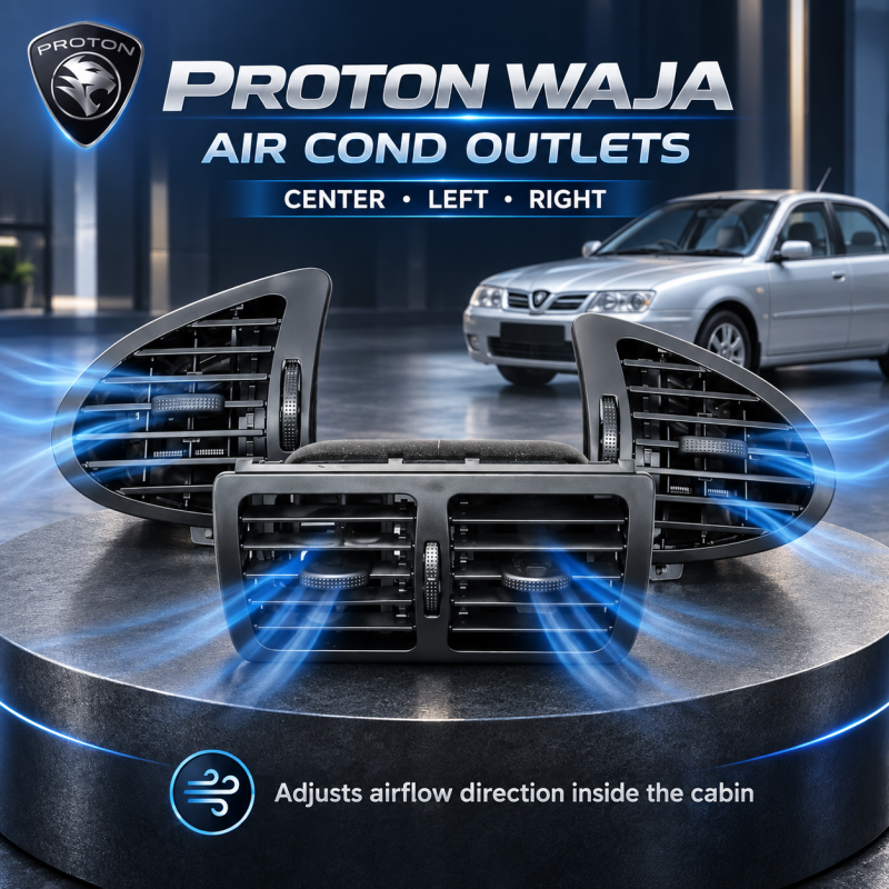 Proton Waja Middle Center Air Cond Outlet & Left Right Air Cond Outlet