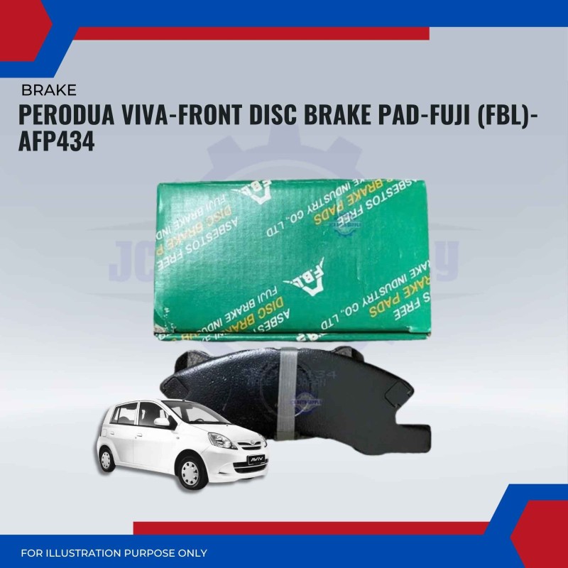 Perodua Viva-Front Disc Brake Pad-FUJI (FBL)-AFP434