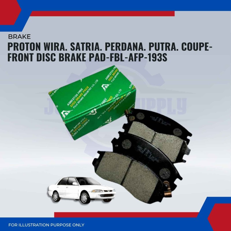 Proton Wira. Satria-Front Disc Brake Pad-FBL-AFP-139S
