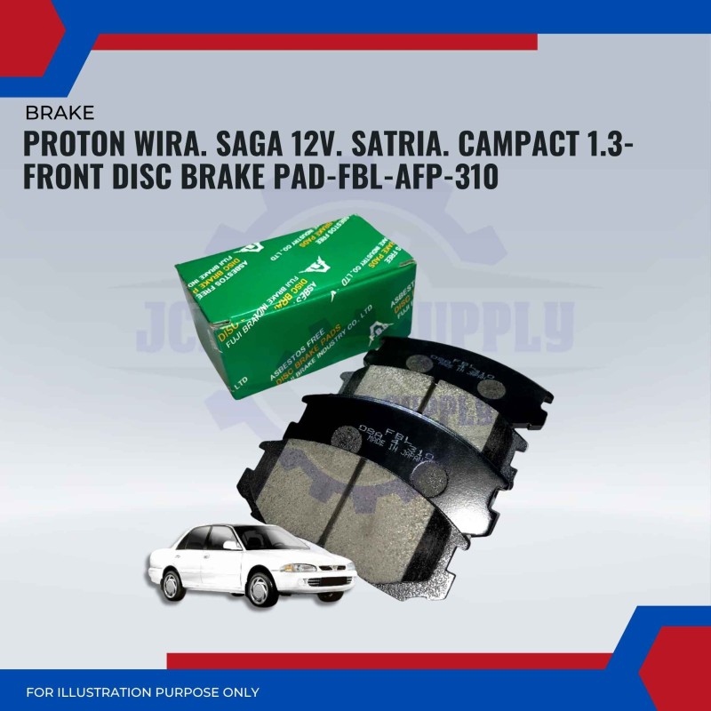 Proton Wira. Saga. Satria-Front Disc Brake Pad-FBL-AFP310