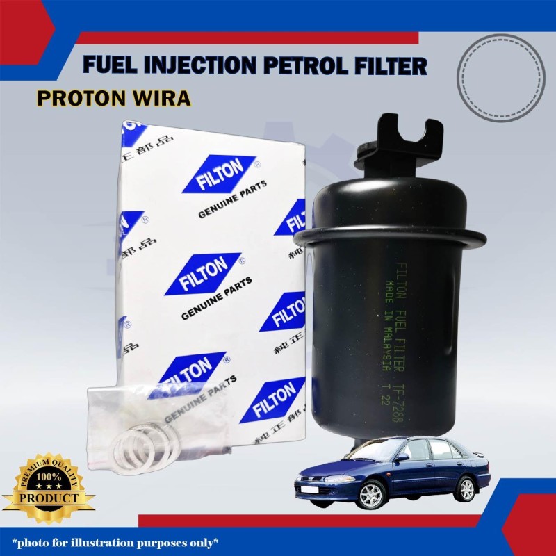 Fuel Injection Petrol Filter-Proton Wira 1.3cc 1.5cc-Filton-TF7288