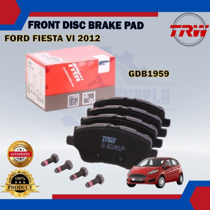 Ford Fiesta IV-Ford B-MAX-Front Disc Brake Pad-TRW-GDB1959