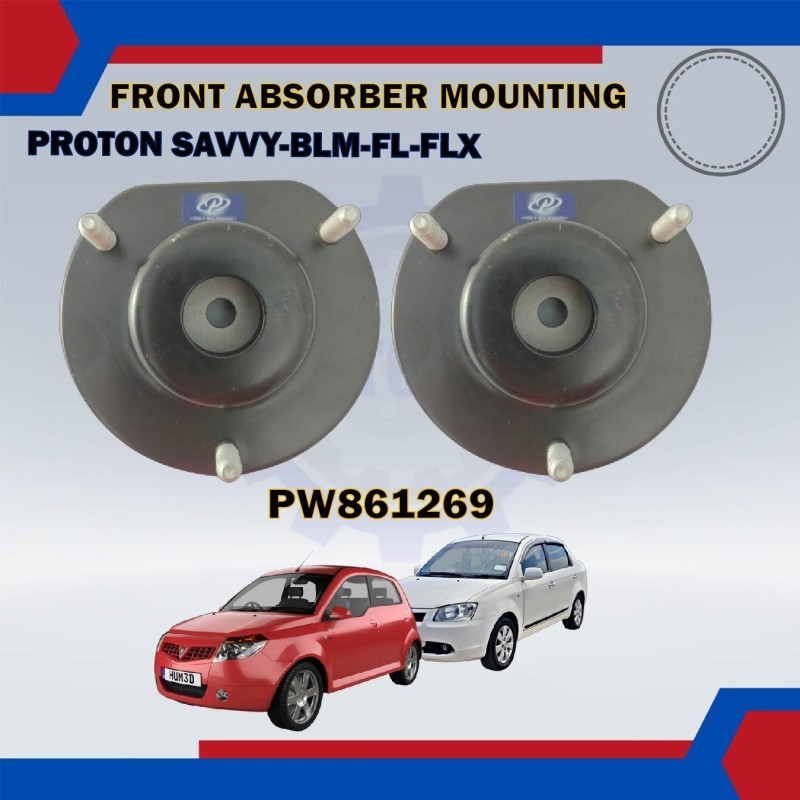 Front Absorber Mounting Set-Proton Saga BLM-FL-FLX-Exora-Suprima-Persona VVT-Preve-Iriz-Savvy-PW861269