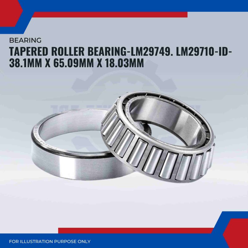 Tapered Roller Bearing-LM29749-LM29710-ID-38.1mm X 65.09mm X 18.03mm