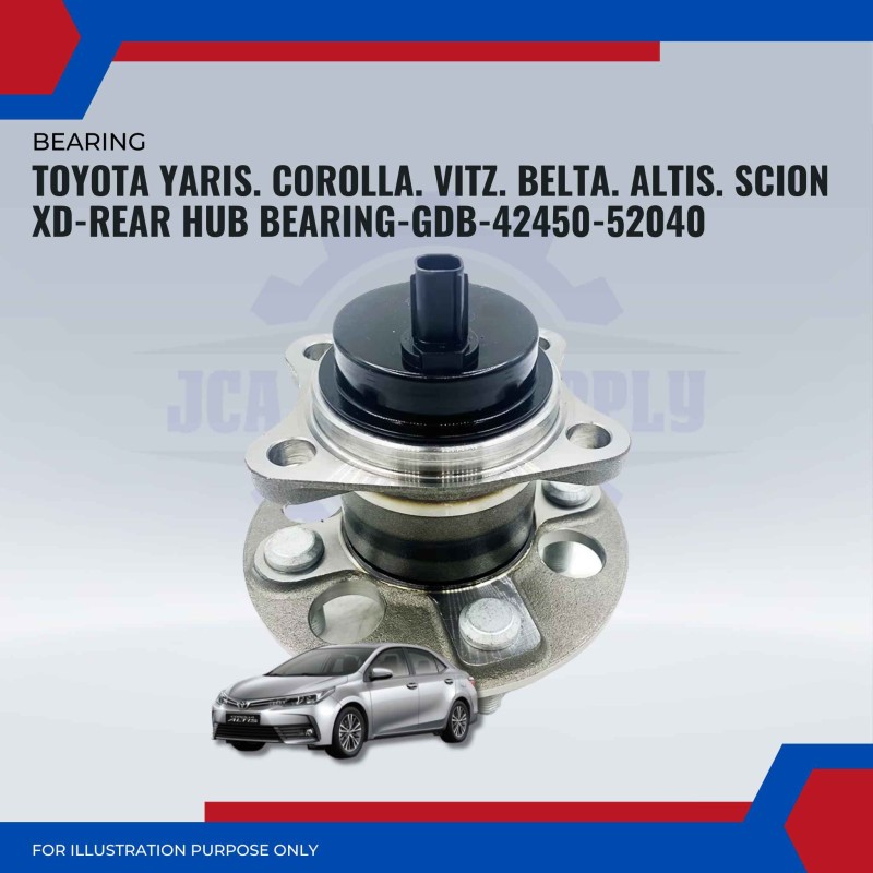 Rear Hub Bearing-Toyota Yaris. Corolla-Vitz-Belta-Altis. Scion XD-GDB-42450-52040